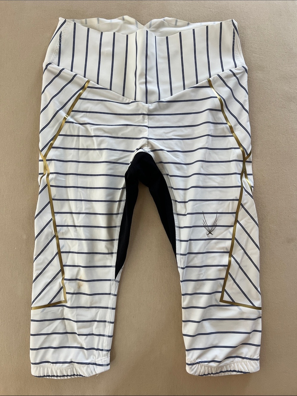 Lucas Hugh Nordica Pinstripe Capri Leggings